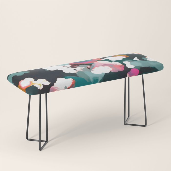 Floral Reverie Midnight Garden Bench Gallery Image 1