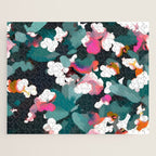 Floral Reverie Midnight Garden Jigsaw Puzzle Gallery Image 1