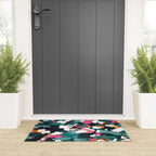 Floral Reverie Midnight Garden Welcome Mat Gallery Image 3
