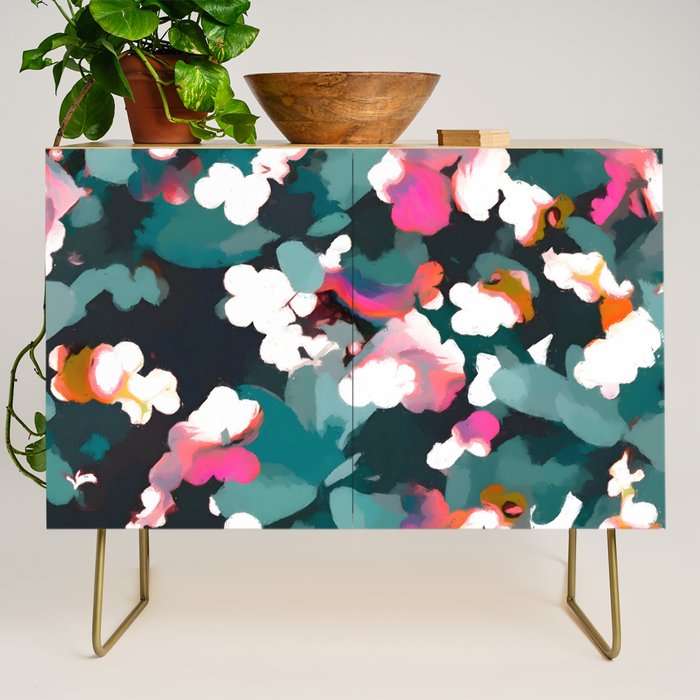 Floral Reverie Midnight Garden Credenza Gallery Image 1