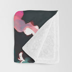 Floral Reverie Midnight Garden Throw Blanket Gallery Image 3