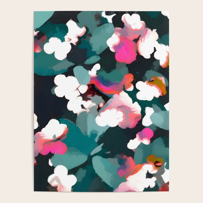 Floral Reverie Midnight Garden Poster Gallery Image 4