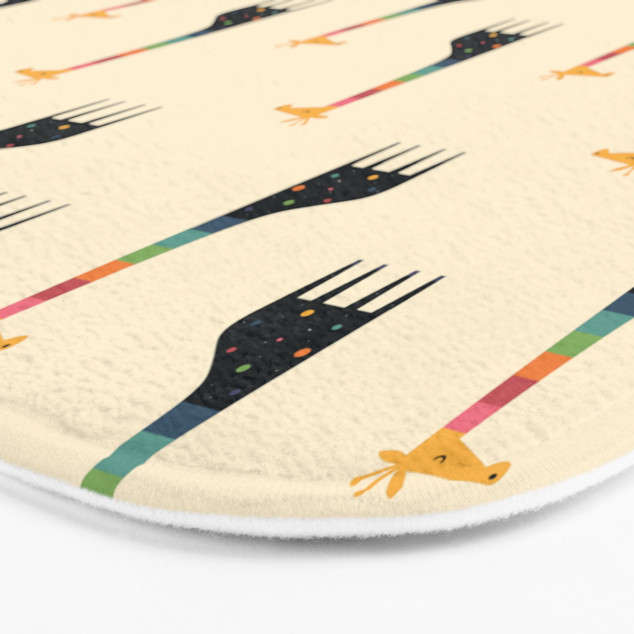 Galaxy Giraffe Bath Mat Gallery Image 3