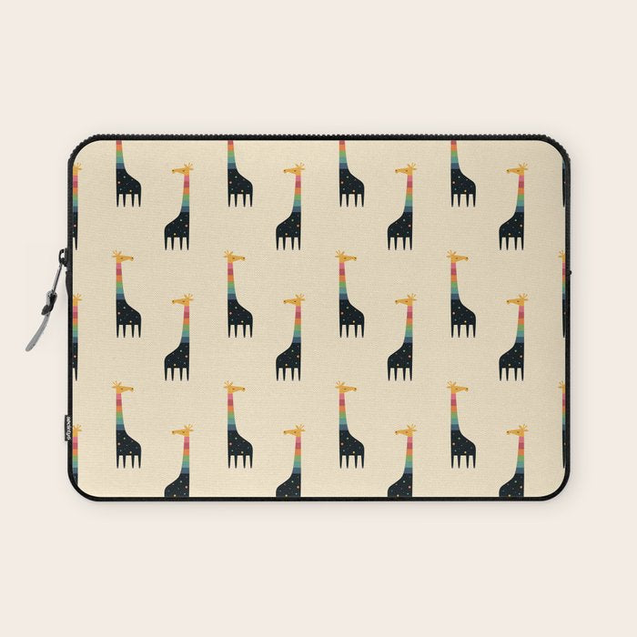 Galaxy Giraffe Laptop Sleeve Gallery Image 1