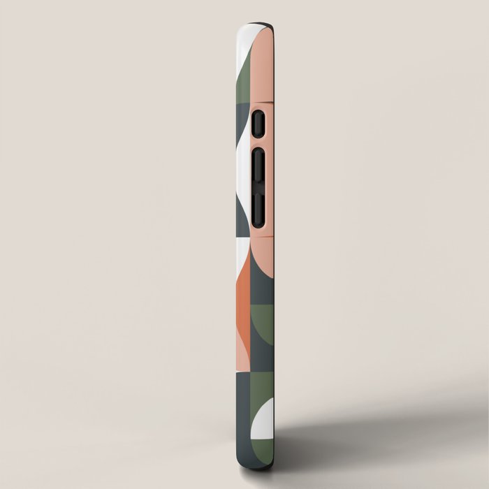 Mid Century Geometric 16 iPhone Case Gallery Image 2