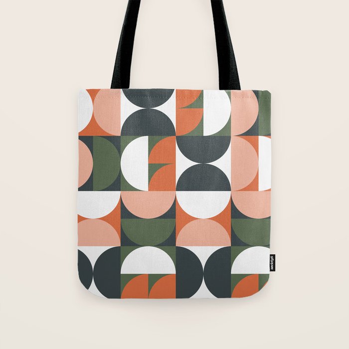 Mid Century Geometric 16 Tote Bag Gallery Image 1