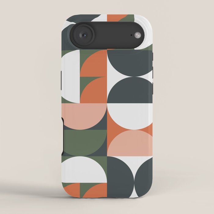 Mid Century Geometric 16 iPhone Case Gallery Image 2