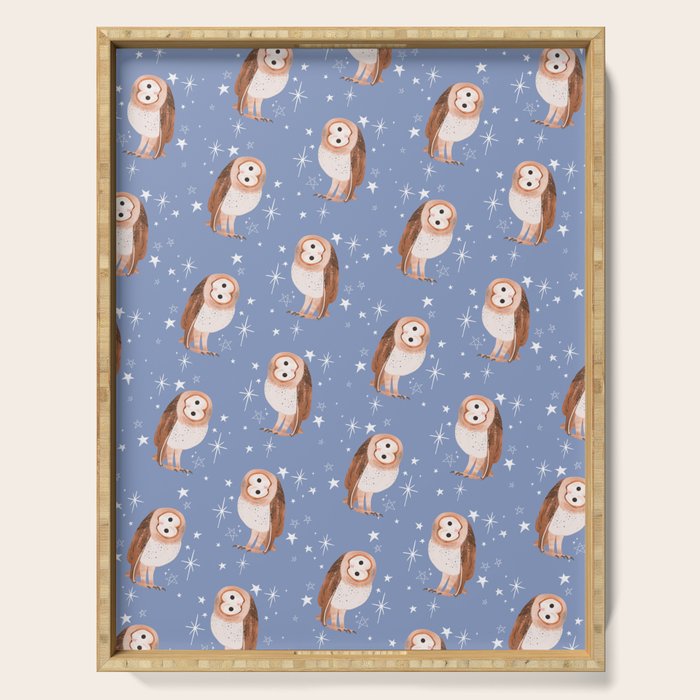 Barn Owl Serving Tray Gallery Image 1