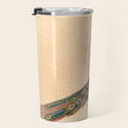 Peacock from "La Galerie de Oiseaux" ("Bird Gallery"), 1825 Travel Mug Gallery Image 3