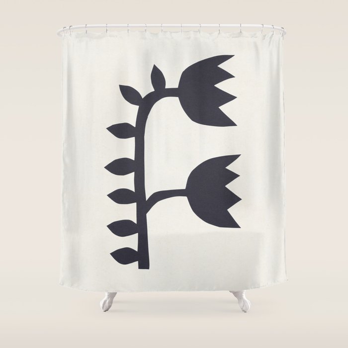 Black Tulips #1 - 3/5 Shower Curtain Gallery Image 1