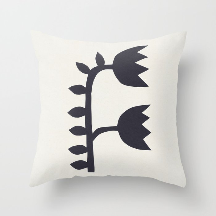 Black Tulips #1 - 3/5 Throw Pillow Gallery Image 6