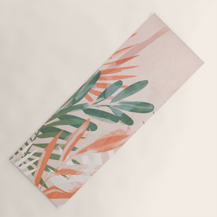 Tropical Leaves 4 Yoga Mat Gallery Image 1