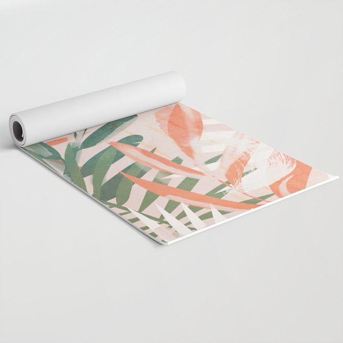 Tropical Leaves 4 Yoga Mat Gallery Image 2