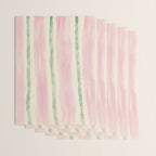 Green and Pink Stripes Wrapping Paper Gallery Image 3