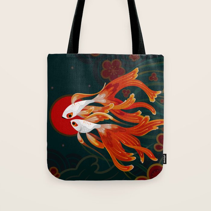 Two comets Tote Bag Gallery Image 1