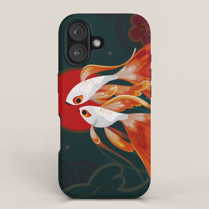 Two comets iPhone Case Gallery Image 1