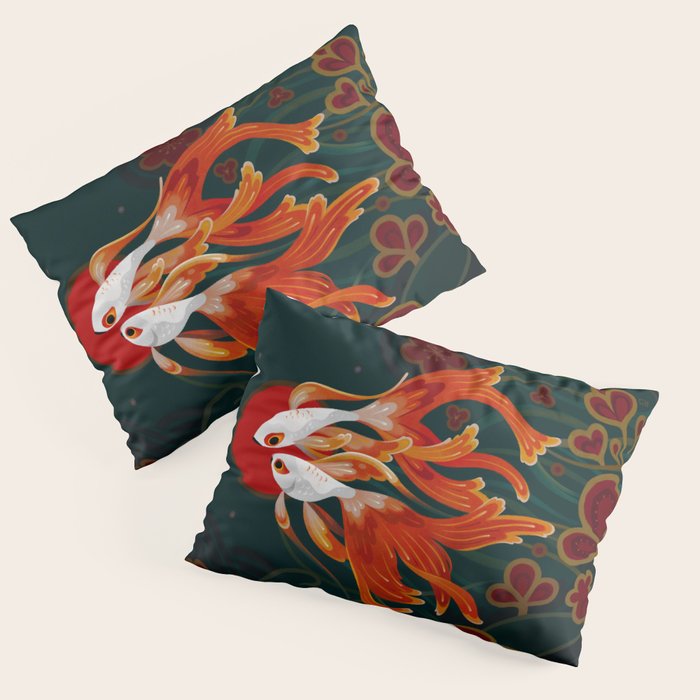 Two comets Pillow Sham Gallery Image 3