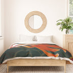 Two comets Duvet Cover Gallery Image 3