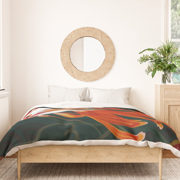 Two comets Duvet Cover Gallery Image 3
