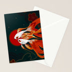 Two comets Stationery Card Gallery Image 2