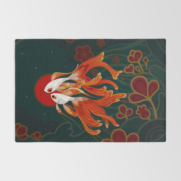 Two comets Rug Gallery Image 2
