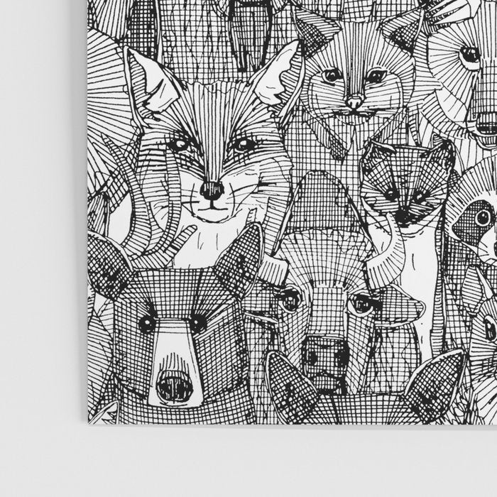 canadian animals black white Poster Gallery Image 3