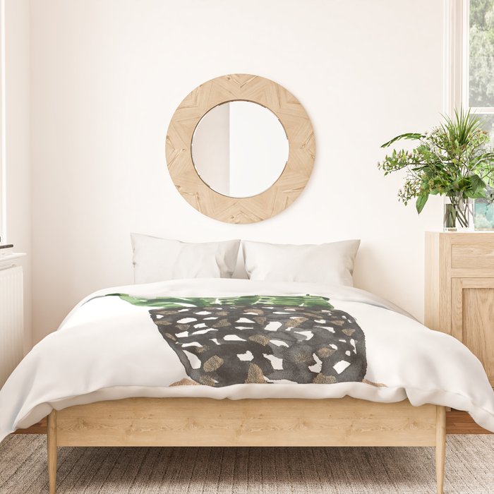 Snake Plant Duvet Cover Gallery Image 3
