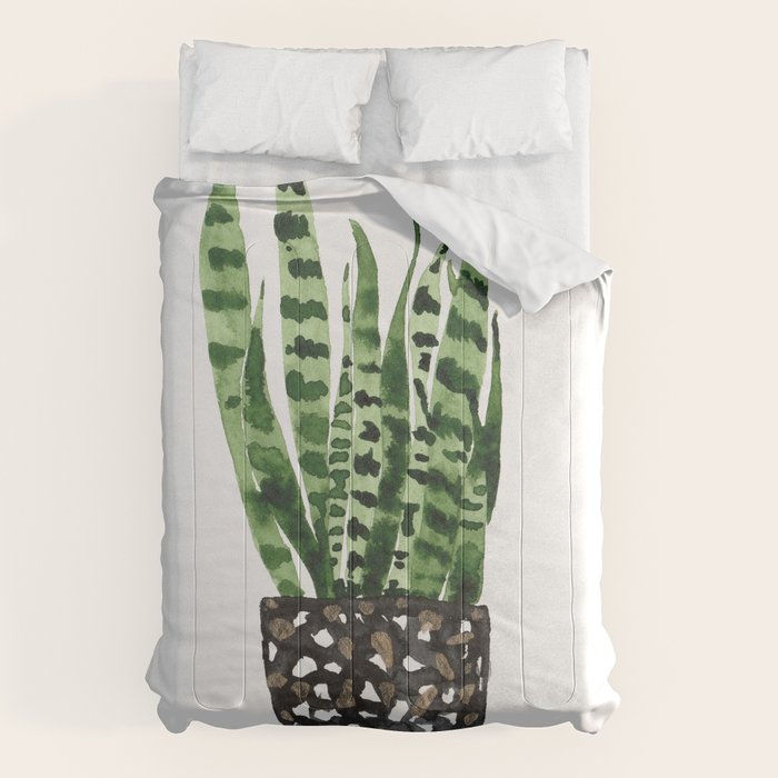 Snake Plant Comforter Gallery Image 1