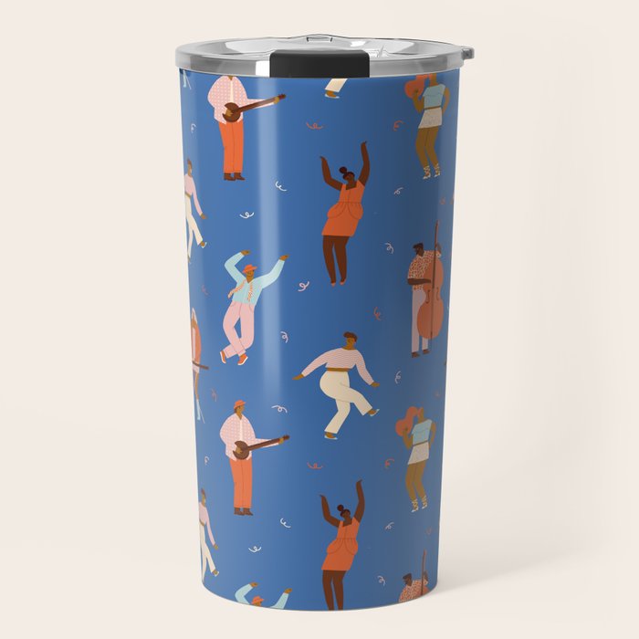 All Night Dance Party Travel Mug Gallery Image 1