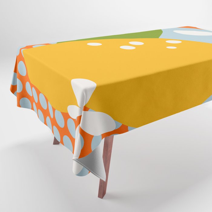 lemon fruit abstraction Tablecloth Gallery Image 1