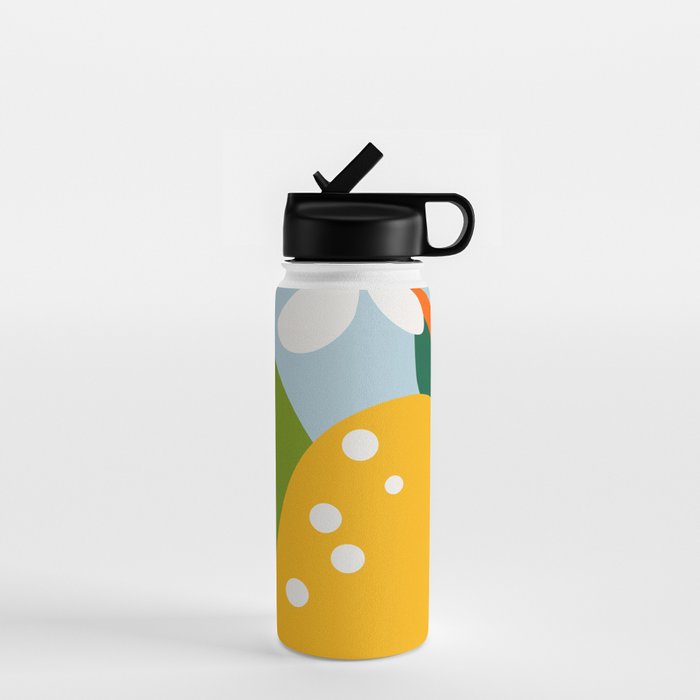 lemon fruit abstraction Water Bottle Gallery Image 1