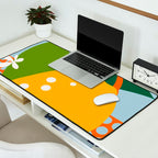 lemon fruit abstraction Desk Mat Gallery Image 2