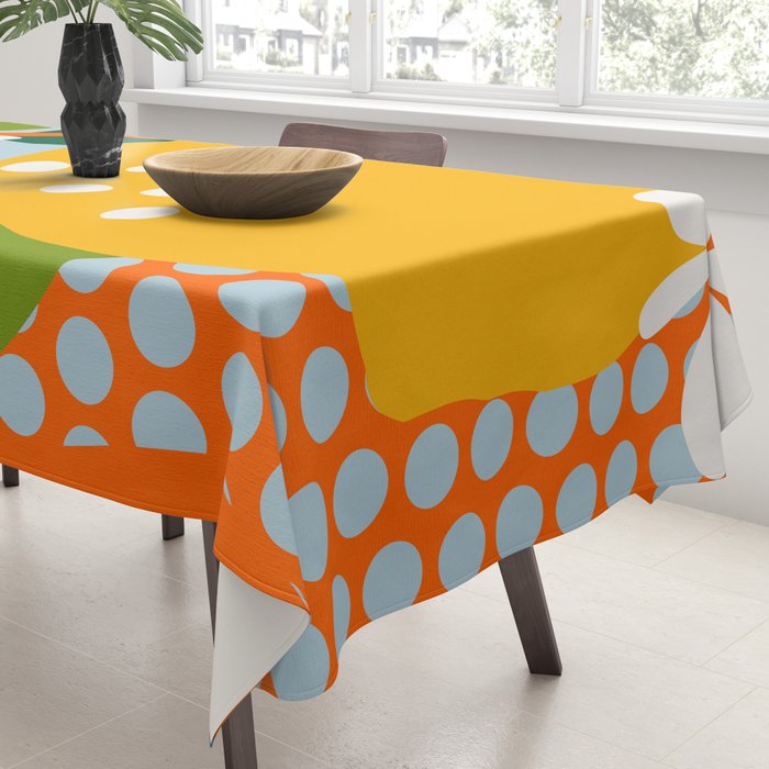 lemon fruit abstraction Tablecloth Gallery Image 3
