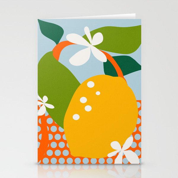 lemon fruit abstraction Stationery Card Gallery Image 2