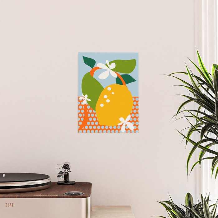 lemon fruit abstraction Poster Gallery Image 2