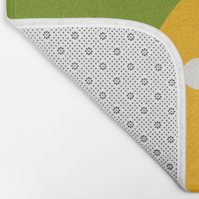 lemon fruit abstraction Bath Mat Gallery Image 2