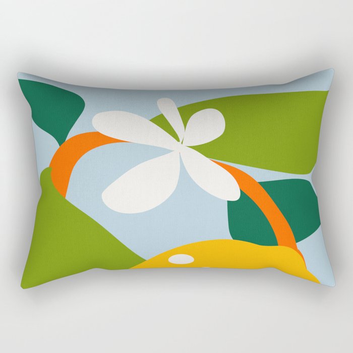 lemon fruit abstraction Rectangular Pillow Gallery Image 2