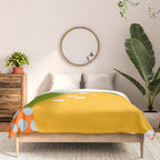 lemon fruit abstraction Comforter Gallery Image 3