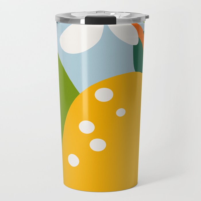 lemon fruit abstraction Travel Mug Gallery Image 1