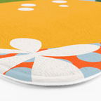 lemon fruit abstraction Bath Mat Gallery Image 3