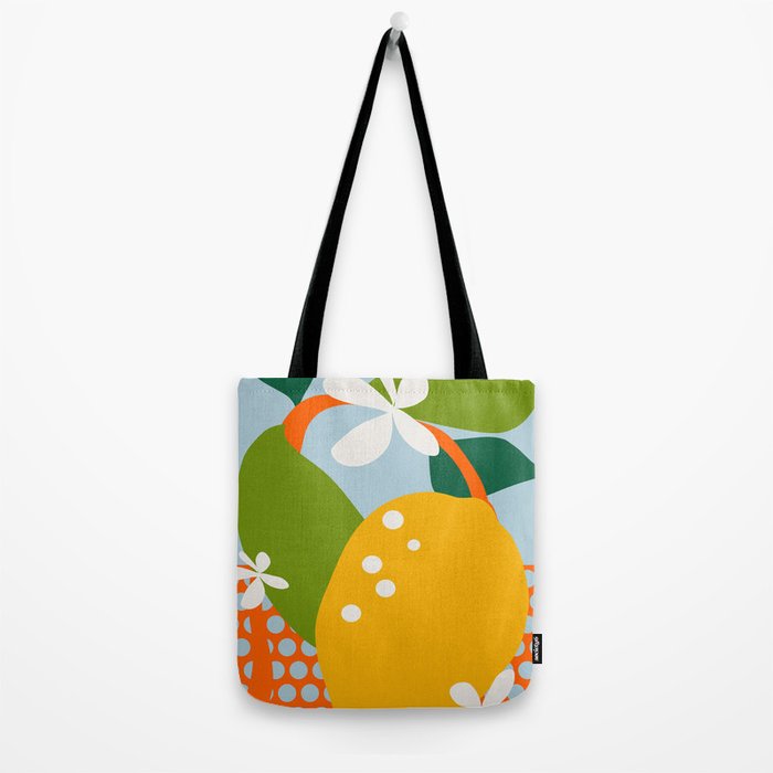 lemon fruit abstraction Tote Bag Gallery Image 2