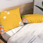 lemon fruit abstraction Pillow Sham Gallery Image 2