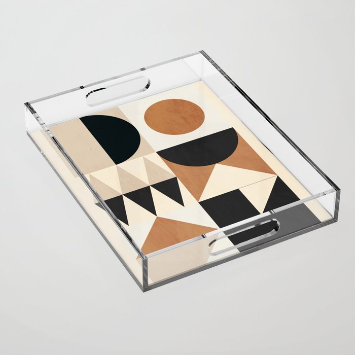 Geometric Shapes 252 Acrylic Tray Gallery Image 1