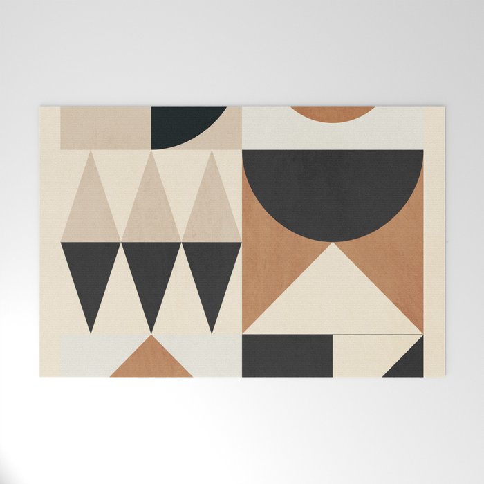 Geometric Shapes 252 Welcome Mat Gallery Image 1