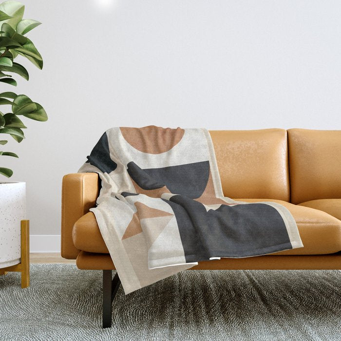 Geometric Shapes 252 Throw Blanket Gallery Image 1