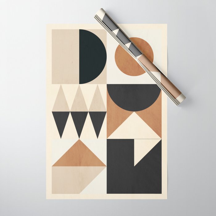 Geometric Shapes 252 Wrapping Paper Gallery Image 1