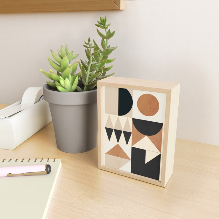 Geometric Shapes 252 Mini Art Print Gallery Image 2