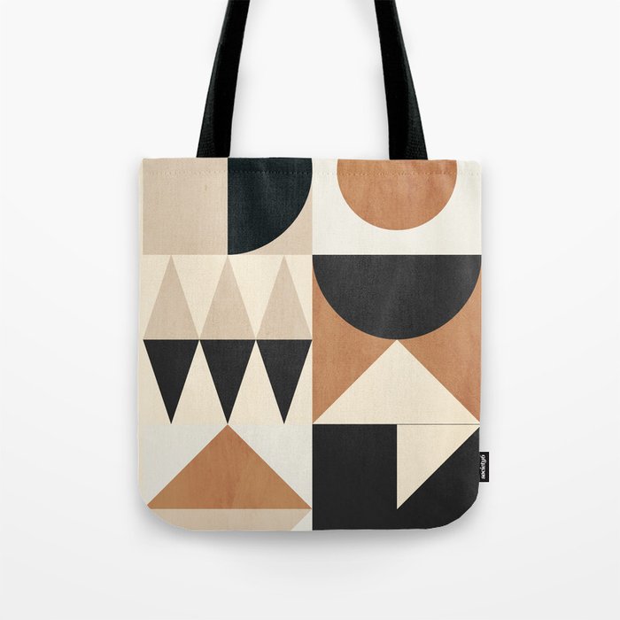 Geometric Shapes 252 Tote Bag Gallery Image 1