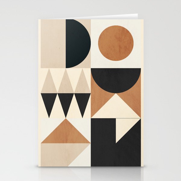 Geometric Shapes 252 Stationery Card Gallery Image 1