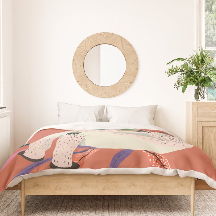 Just Slothin' Around Duvet Cover Gallery Image 3